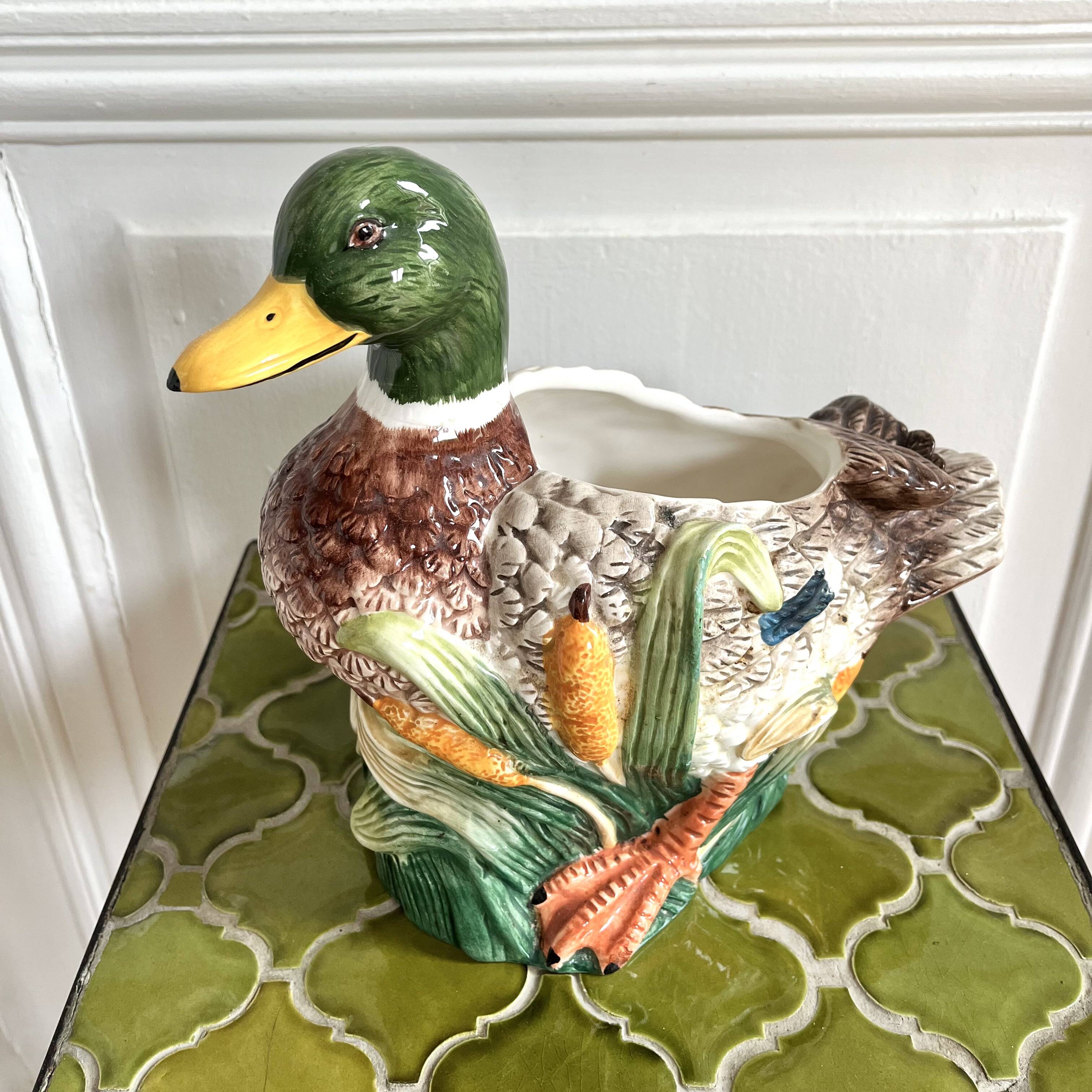 Duck slip pot or planter
