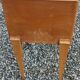 Vintage pair of bedside tables from the 1950s in sycamore and a mirror.