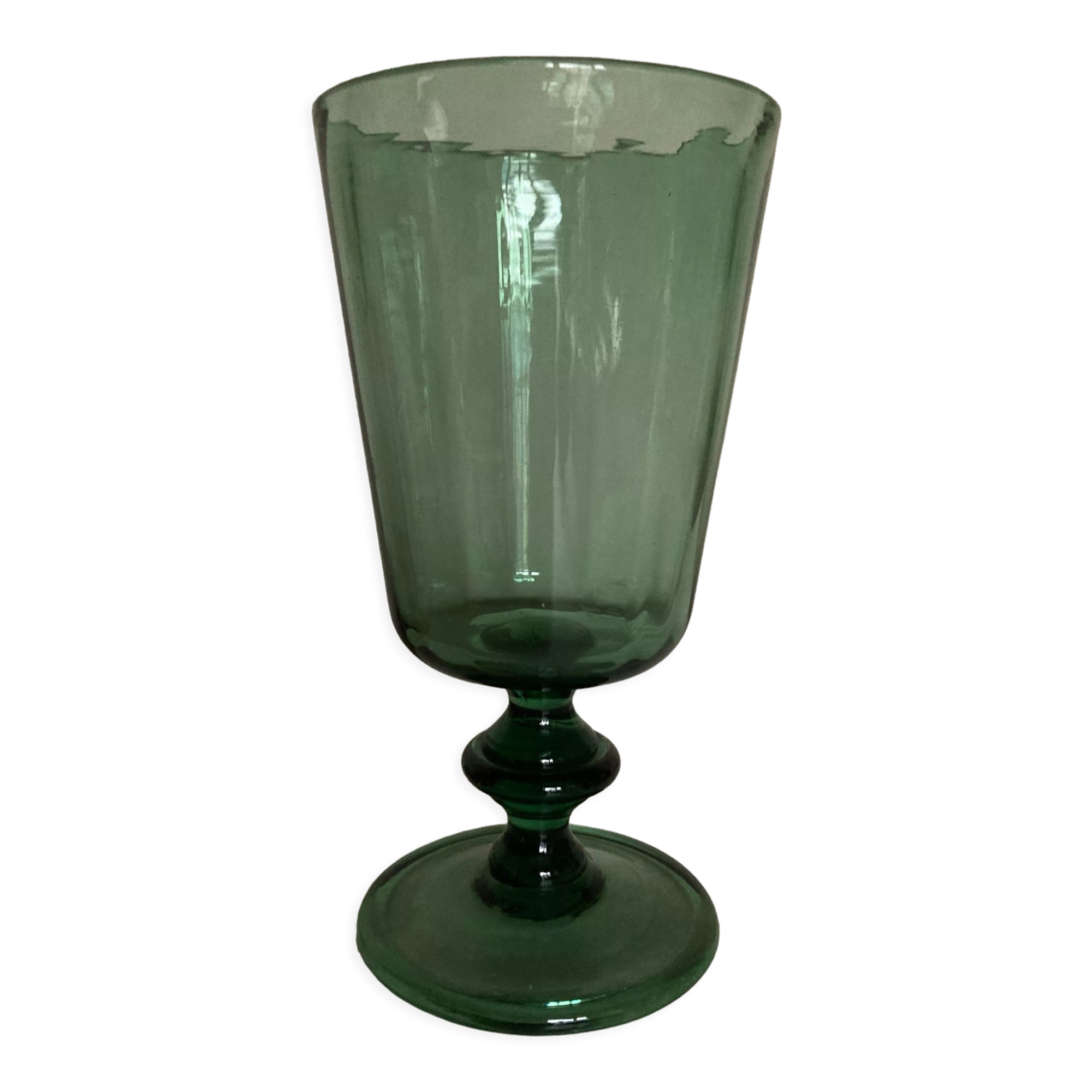 Venetian vase in blown glass from Empoli