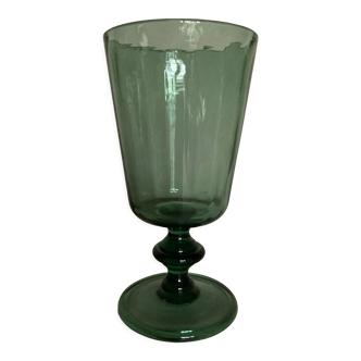 Venetian vase in blown glass from Empoli