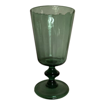 Venetian vase in blown glass from Empoli