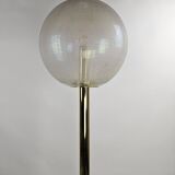 Italian floor lamp glass and brass