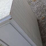 Grey parisian buffet, tile tray "pool"