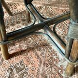 Vintage rattan stools