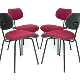 Set Of 4 Chairs Se68 Wilde & Spieth Design By Egon Eiermann 60s