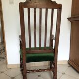 Green armchair