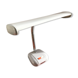 HOBCO Metal Grey Office Lamp - Chrome Flexible Bras 70S Vintage