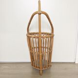Vintage rattan umbrella door