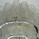 3-tier 1960s vintage mid century doria ice glass CHANDELIER with 45 glasses