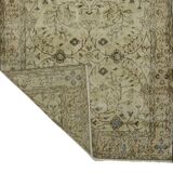 Turkish Anatolian Handmade Vintage Area Rug 216 cm x 116 cm