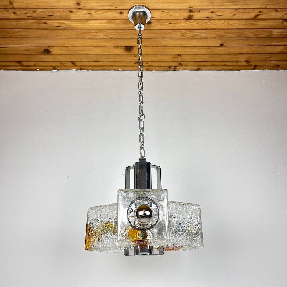 Sculpture Cube Design cut by Toni Zuccheri for Veart, Italy, 1970s