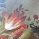 Framed flower bouquet tableau, 19th century.