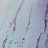 Contemporary paintig in teal, purple and green shades, acrylic on canvas