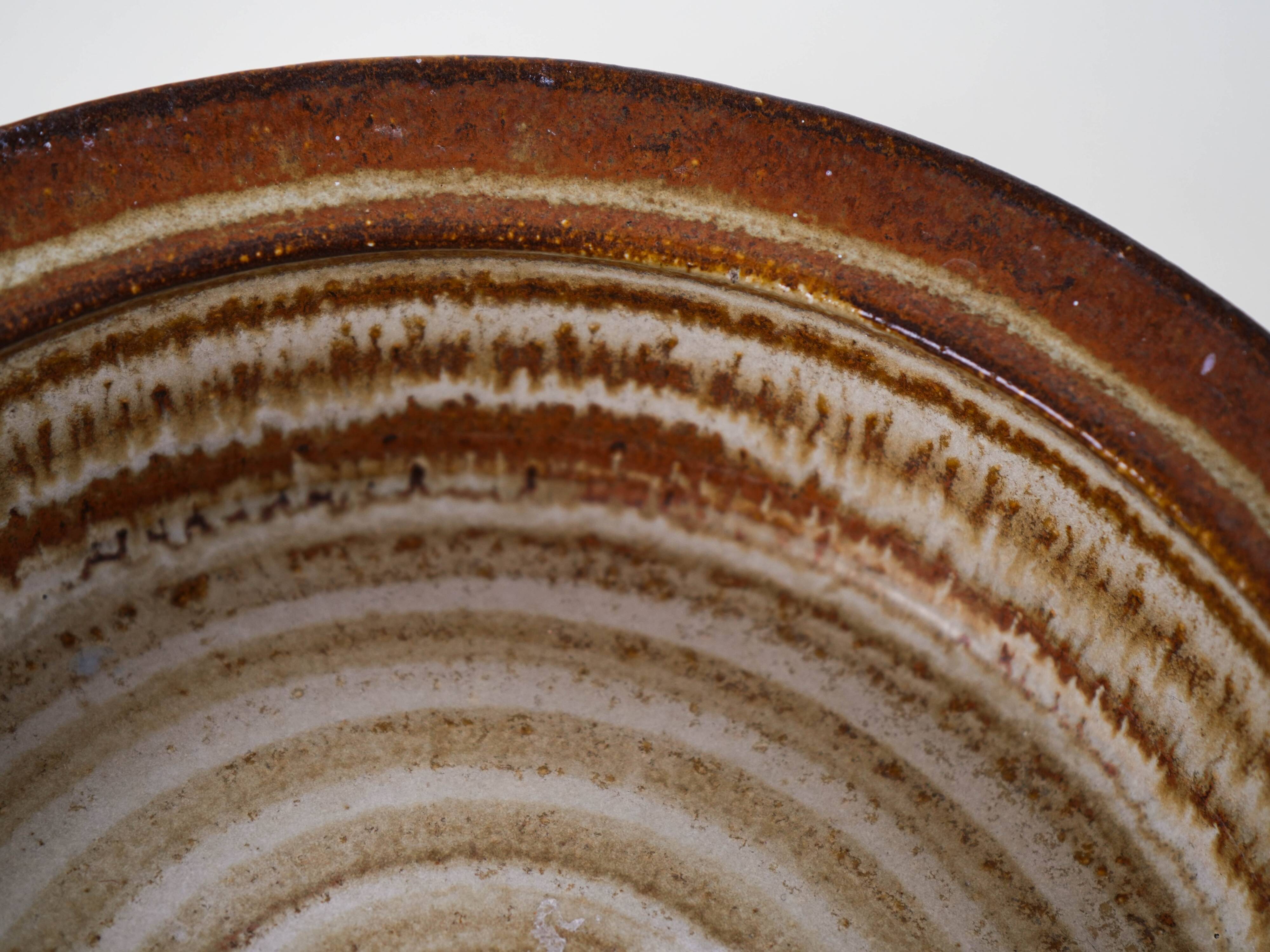 Ceramic bowl, Danish design, 1970s, manufactured by Søholm
