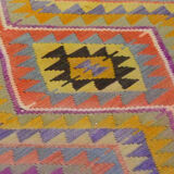 Anatolian handmade kilim rug 310 cm x 147 cm
