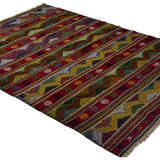 Authentic Vintage Turkish Kilims & Handwoven Rugs – Unique Home Decor Pieces 186x 265 cm