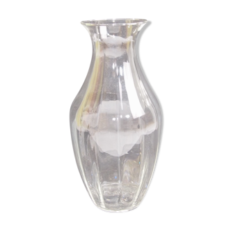 Vase cristal 12 facettes vintage