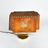 1930s Brass & Parchment Table Lamp