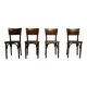 Pub Chairs from Thonet H-48, 1930s, Set of 4