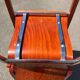 Set of two Sky designer armchairs in wood and metal