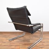 German leather lounge chair, 1970s