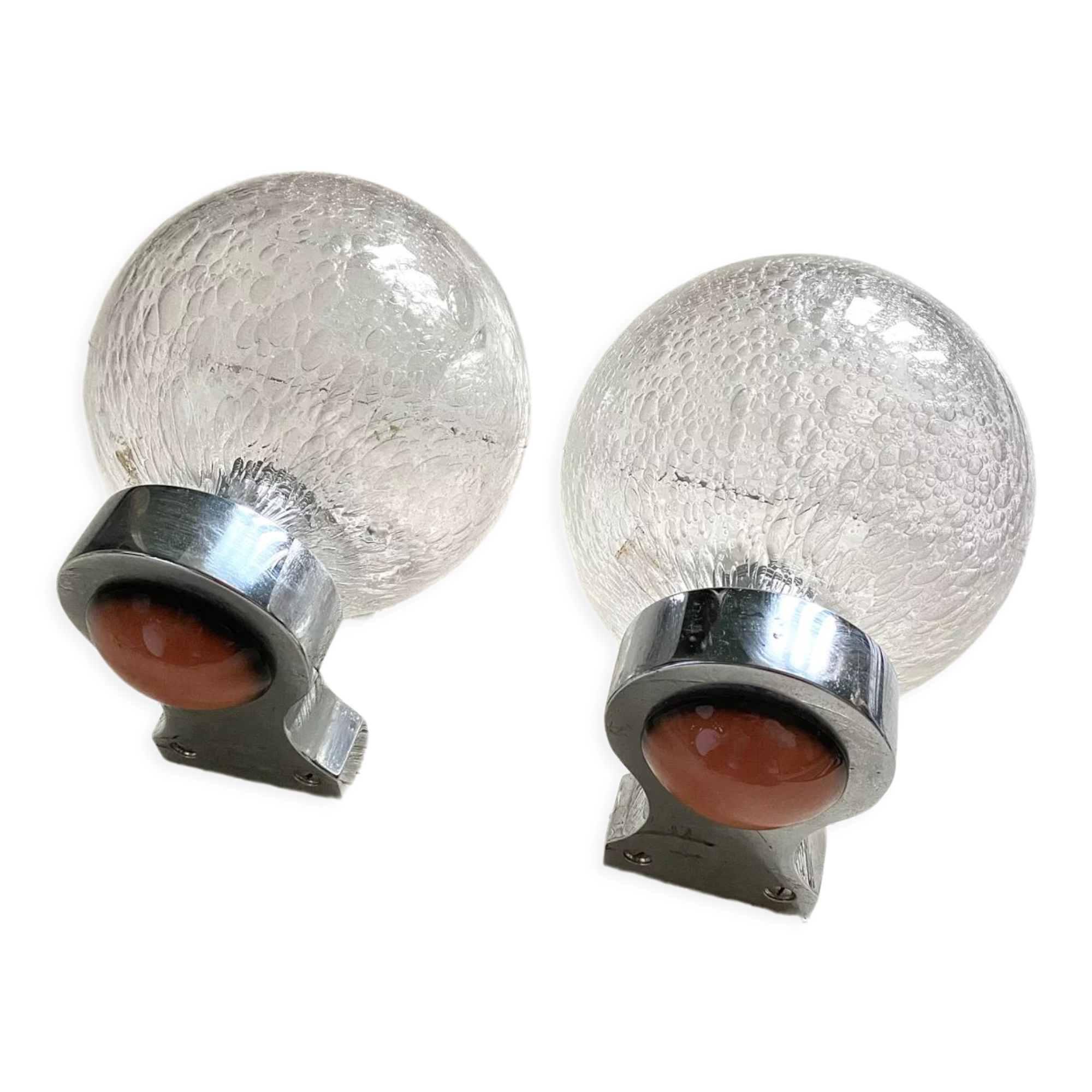 Paire d’appliques murales 60-70s, Keuco