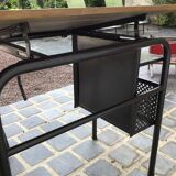 School desk and chair