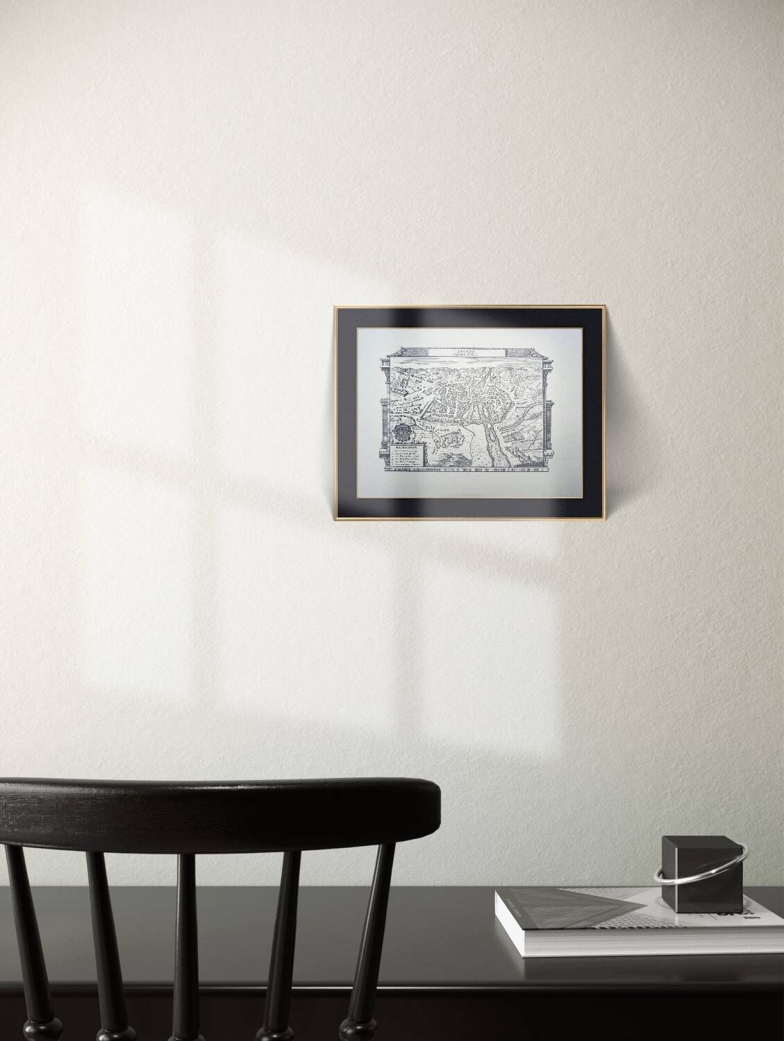 Printed in 1970, Angers, capital of Anjou.