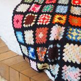 1970's crochet blanket - handmade