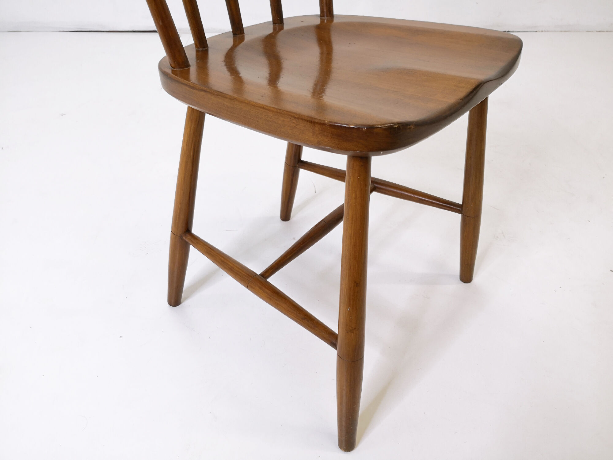 Suite of 4 scandinavian bistro chairs from the 60s