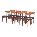 6 Chaises par Kurt Ostervig pour K.P Møbelfabrik