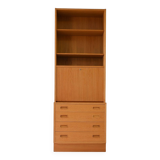 Vintage wardrobe with drawers and desk