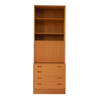 Armoire vintage avec tiroirs et bureau