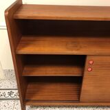 Library, buffet sliding doors, 50's