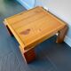 Table basse vintage pin massif