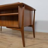 Teak Desk by Svend Åge Madsen for H.P. Hansen, 1960s