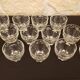 14 small 50s star stem glasses