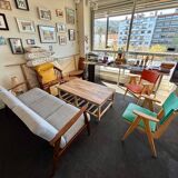 Large AMPM coffee table on wheels