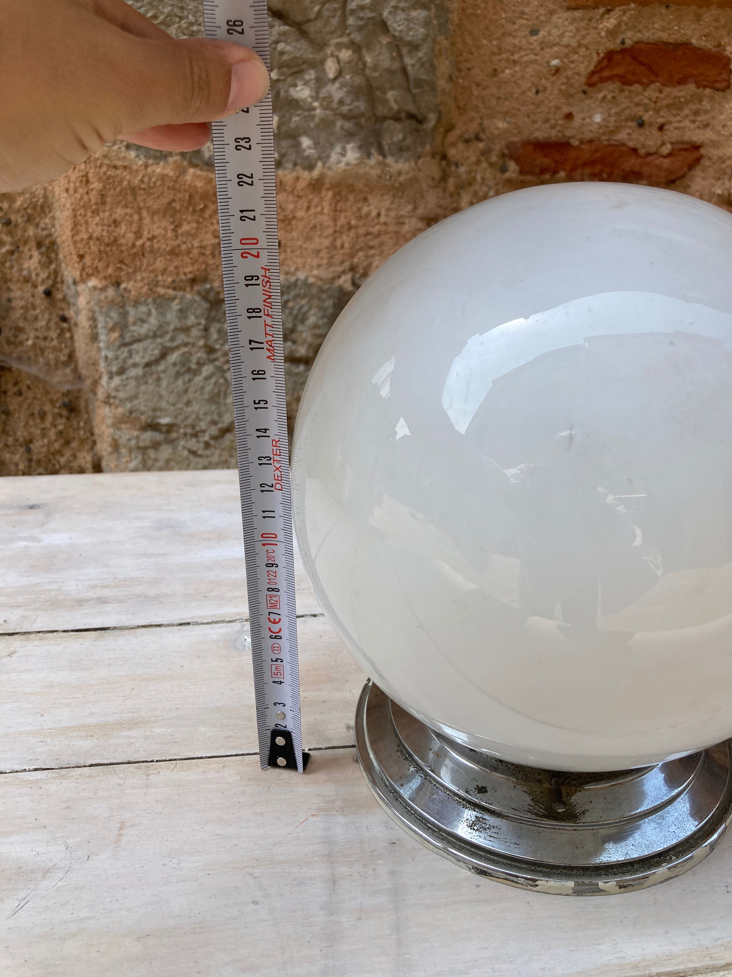 Glass globe 20 cm