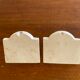 Two moulds; plaster heads