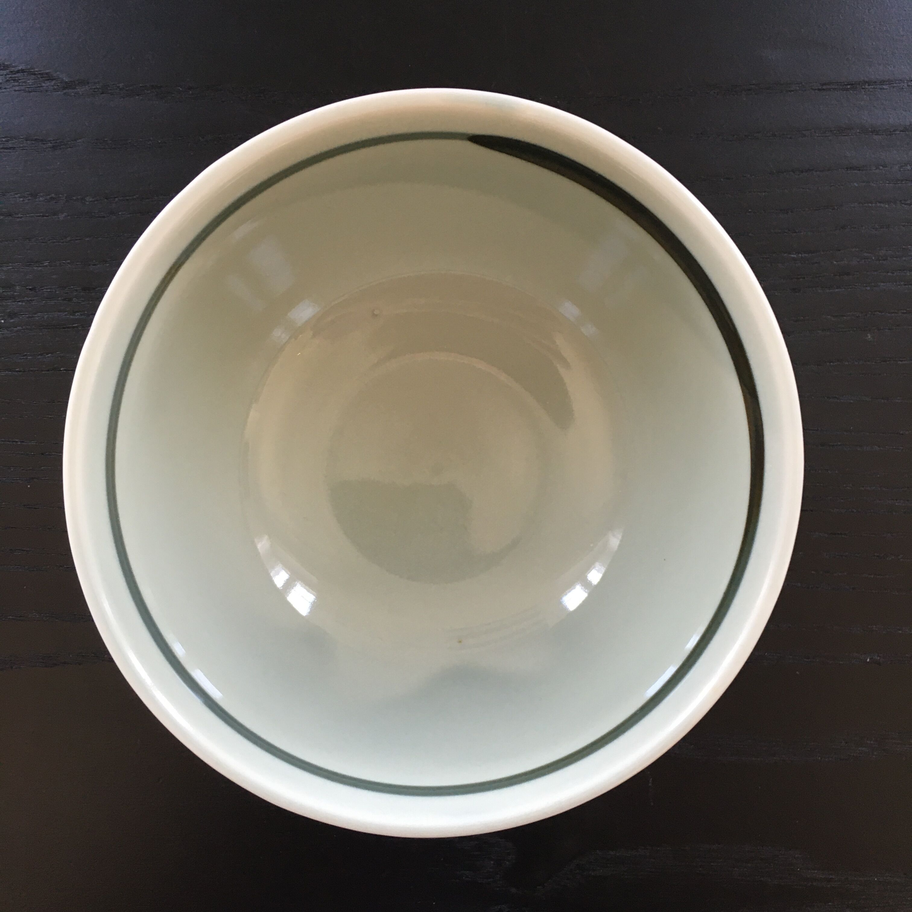 Chinese bowl with blue floral decoration