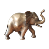 Elephant in vintage gilded brass