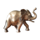 Elephant in vintage gilded brass