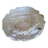 Vintage glass salad bowl