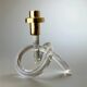 Pretzel candlestick by Dorothy Thorpe in lucite, circa 1970s