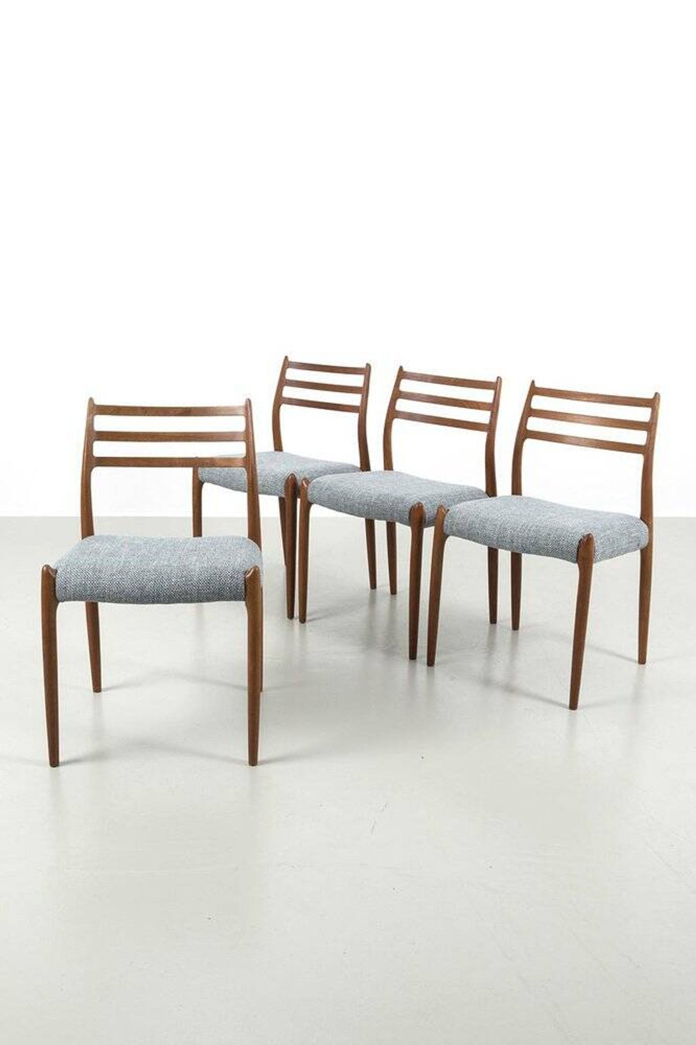 Set of Model 78 Chairs from Niels Møller