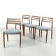 Ensemble de chaises Model 78 de Niels Møller