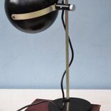 Mid Century Lamp Halo Leuchte Ball Eye - Space Age Black  - Germany Made