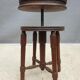 Pleyel piano stool from 1853 round leather seat