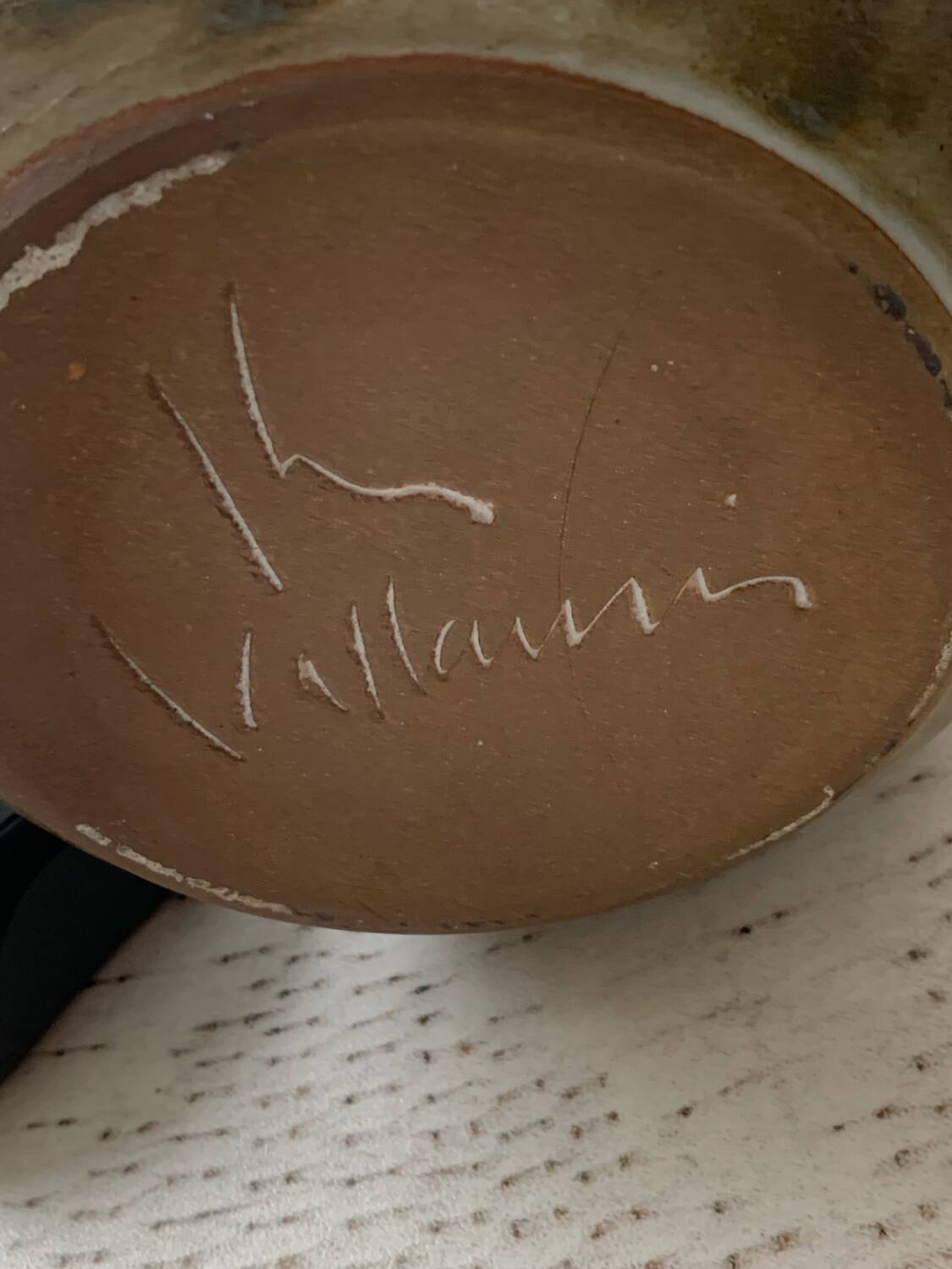 “Artichoke” vase in Vallauris stoneware